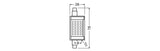 Ledvance/Osram Bombilla LED "Special" R7s 11,5W 1521Lm 2700K 300º IP20