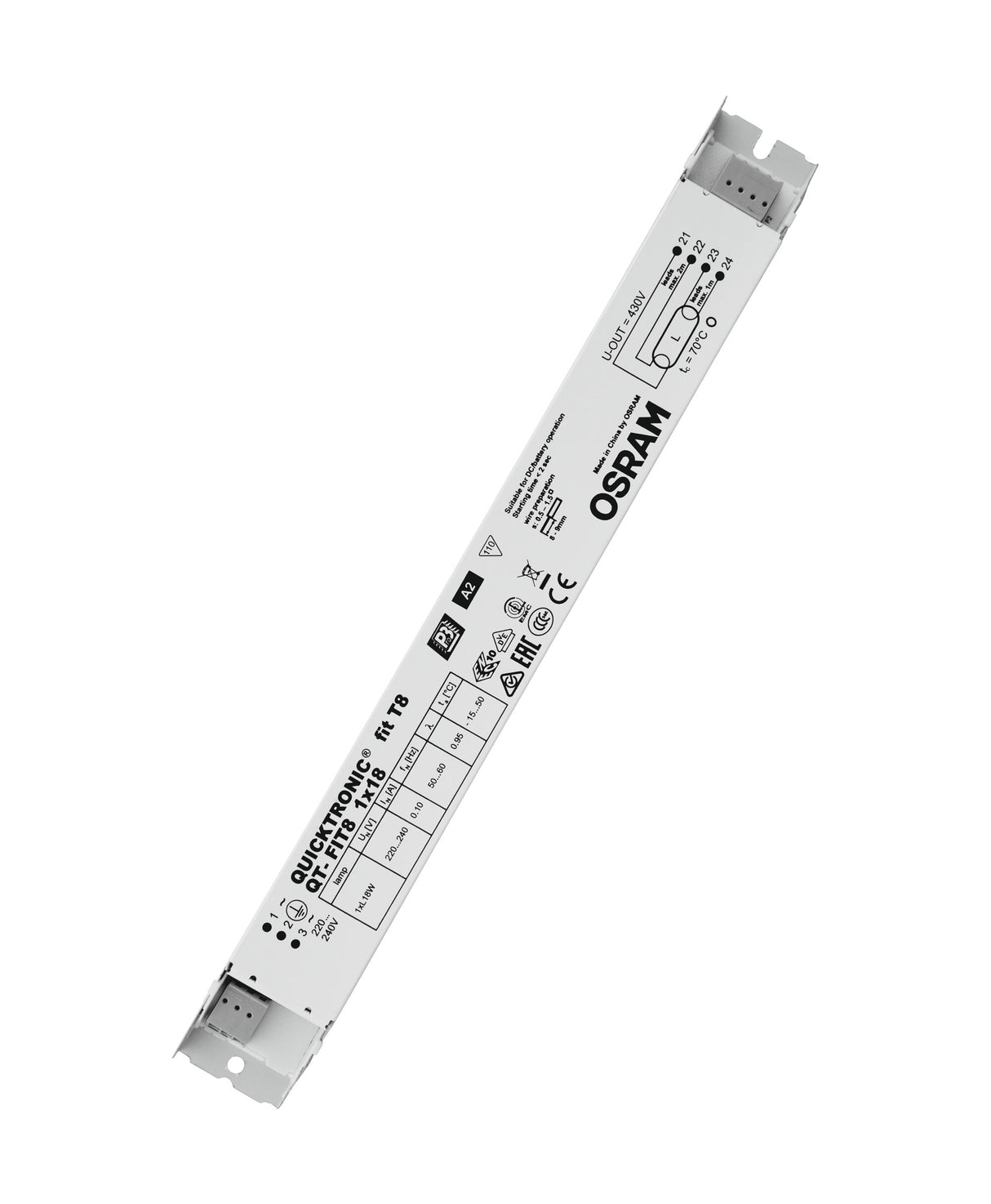 Ledvance/Osram QuickTronic QT FIT 8 QT-FIT8 1X18/220-240