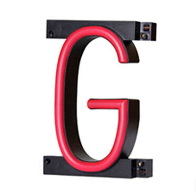 Letra LED Neon "G"  Ancho 100mm Alto 161mm Fondo 38mm