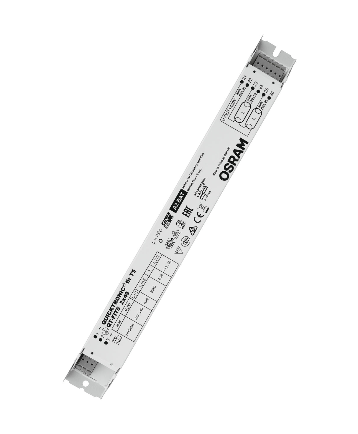 Ledvance/Osram QuickTronic QT FIT 5 QT-FIT5 2X49/220-240