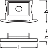 Ledvance Tapón Final Perfíl Medio Tiras LED -PM05/EC/H Pack 2