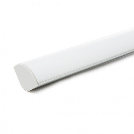 Aluminium Profile for LED Strip - Opal Diffuser - 2-Metre Strip