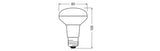 Ledvance/Osram Bombilla LED Spot E27 8,5W 670Lm 2700K 36º IP20 Regulable