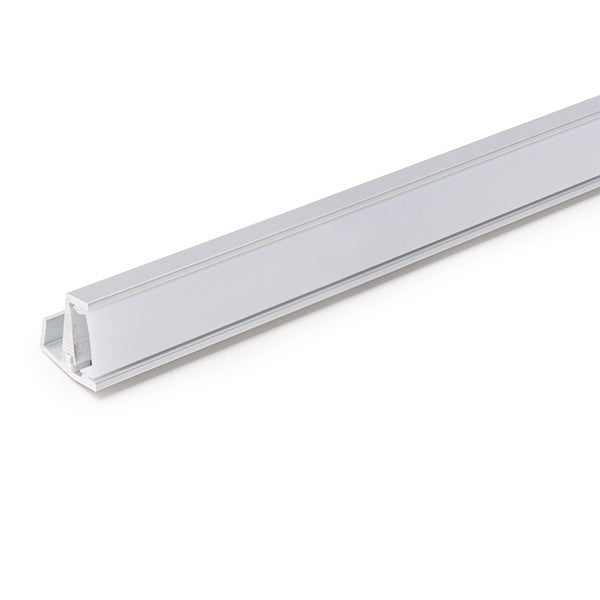 Perfíl de Aluminio para LEDS uso en Estanterías Cristal  Espesor 6mm - Tira de 1 Metro