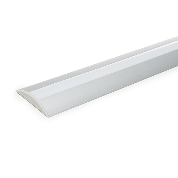 Perfíl de Aluminio para Tira de LEDs - Difusor Opal - Tira de 2 Metros