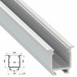 Perfíl Aluminio Tipo W 2,02M
