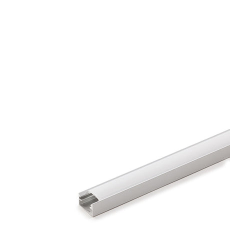 Perfíl de Aluminio para LEDS - Difusor Opal -Tira de 1 Metro