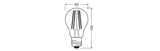 Ledvance/Osram Bombilla LED "Classic" E27 7W 806Lm 2700/4000K 320º IP20