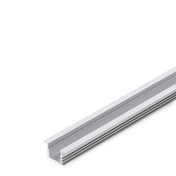 Perfíl de Aluminio para LEDS - Difusor Opal -Tira de 1 Metro