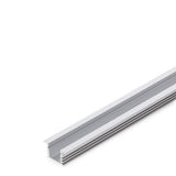 Perfíl de Aluminio para LEDS - Difusor Opal -Tira de 1 Metro