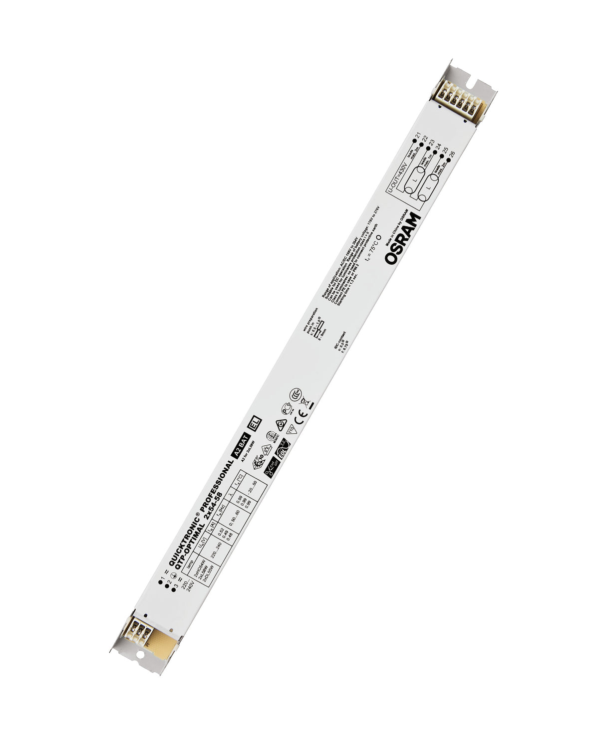 Ledvance/Osram QuickTronic QTP OPTIMAL QTP-OPTIMAL 2X54-58/220-240