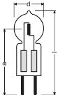 Ledvance/Osram Halógena Bajo Voltaje G4 7W 95Lm 2800K   Regulable