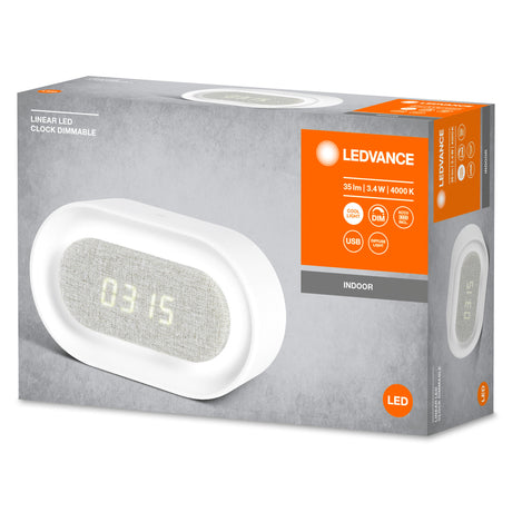 Despertador LED LEDVANCE USB   3,4W 12Lm 4000K 80º IP20 Regulable