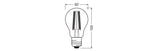 Ledvance/Osram Bombilla LED "Classic" E27 6,5W 650Lm 2400K 300º IP20