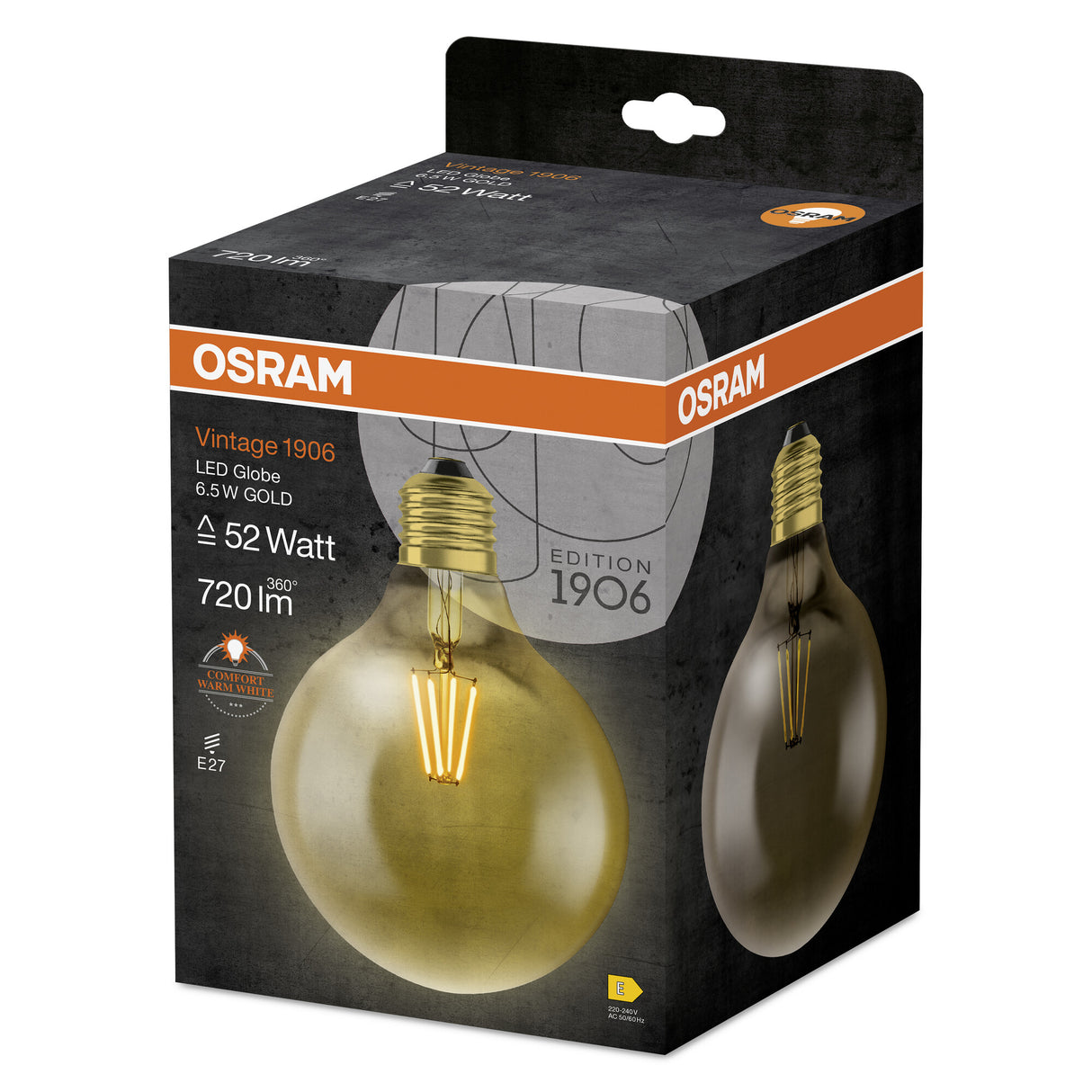 Ledvance/Osram Bombilla LED "Classic" E27 6,5W 720Lm 2400K 300º IP20