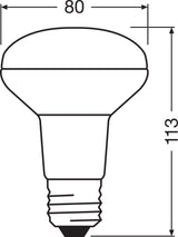 Ledvance/Osram Bombilla LED Spot E27 9,1W 670Lm 2700K 36º IP20