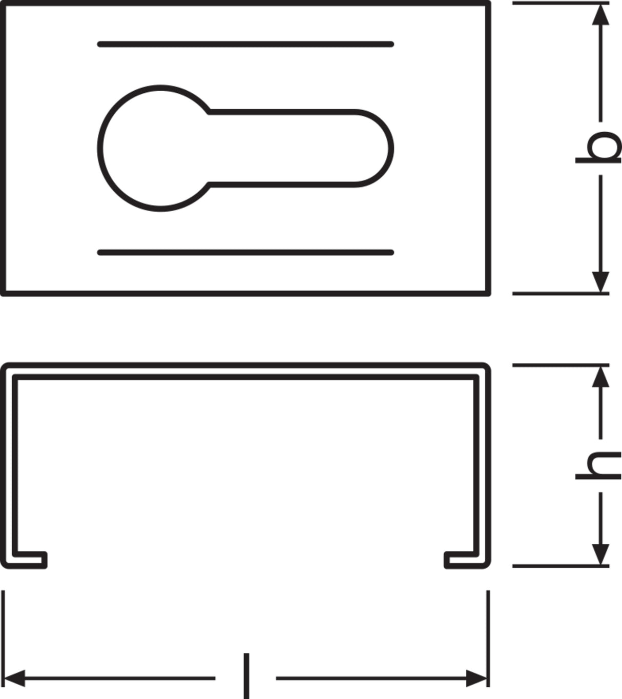 Ledvance Clip Perfíl Medio Tiras LED -PM03/MB Pack 2