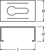 Ledvance Clip Perfíl Medio Tiras LED -PM03/MB Pack 2