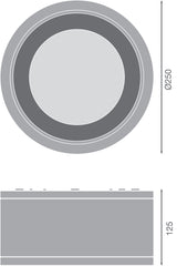 LEDVANCE Plafón LED Exterior   45W 4950Lm 4000K 36º IP65/IP65