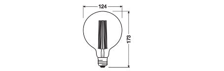 Ledvance/Osram Bombilla LED "Classic" E27 5,8W 470Lm 2200K 320º IP20 Regulable