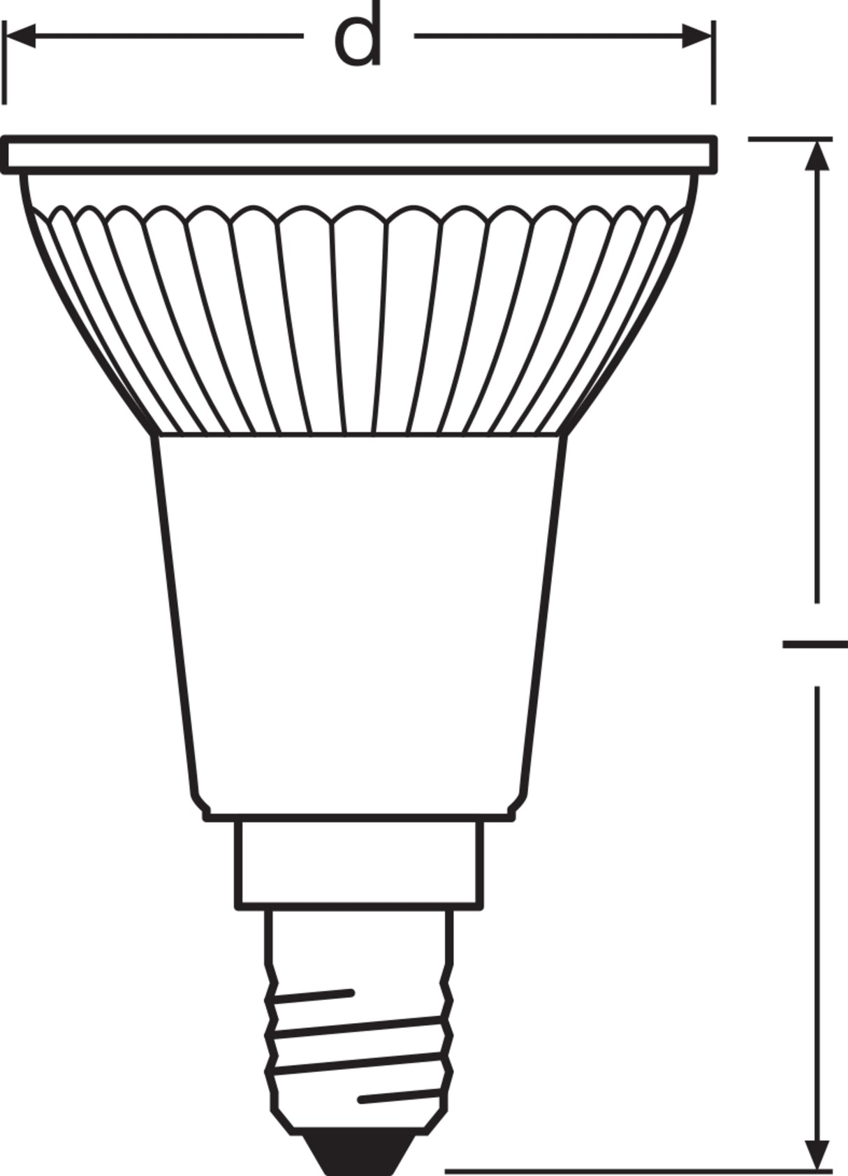 Ledvance/Osram Bombilla LED Spot E14 4,8W 350Lm 2700K 36º IP20 Regulable