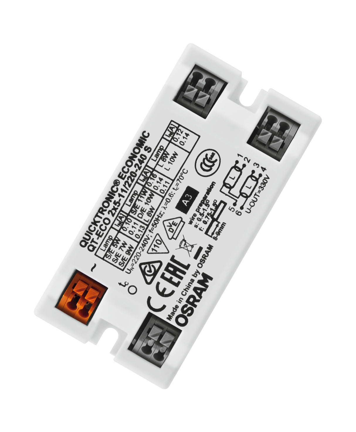 Ledvance/Osram QuickTronic QT ECO QT-ECO 2X5-11/220-240 S