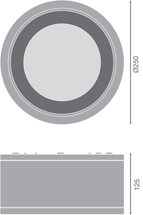 LEDVANCE Plafón LED Exterior   45W 4950Lm 4000K 60º IP65/IP65