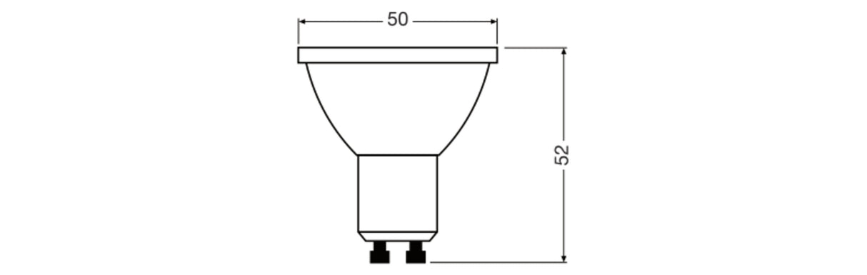 Ledvance/Osram Bombilla LED Spot GU10 6W 350Lm 4000K 36º IP20 Regulable