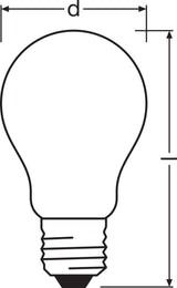 Ledvance/Osram Bombilla LED "Classic" E27 6,5W 806Lm 4000K 300º IP20 Regulable