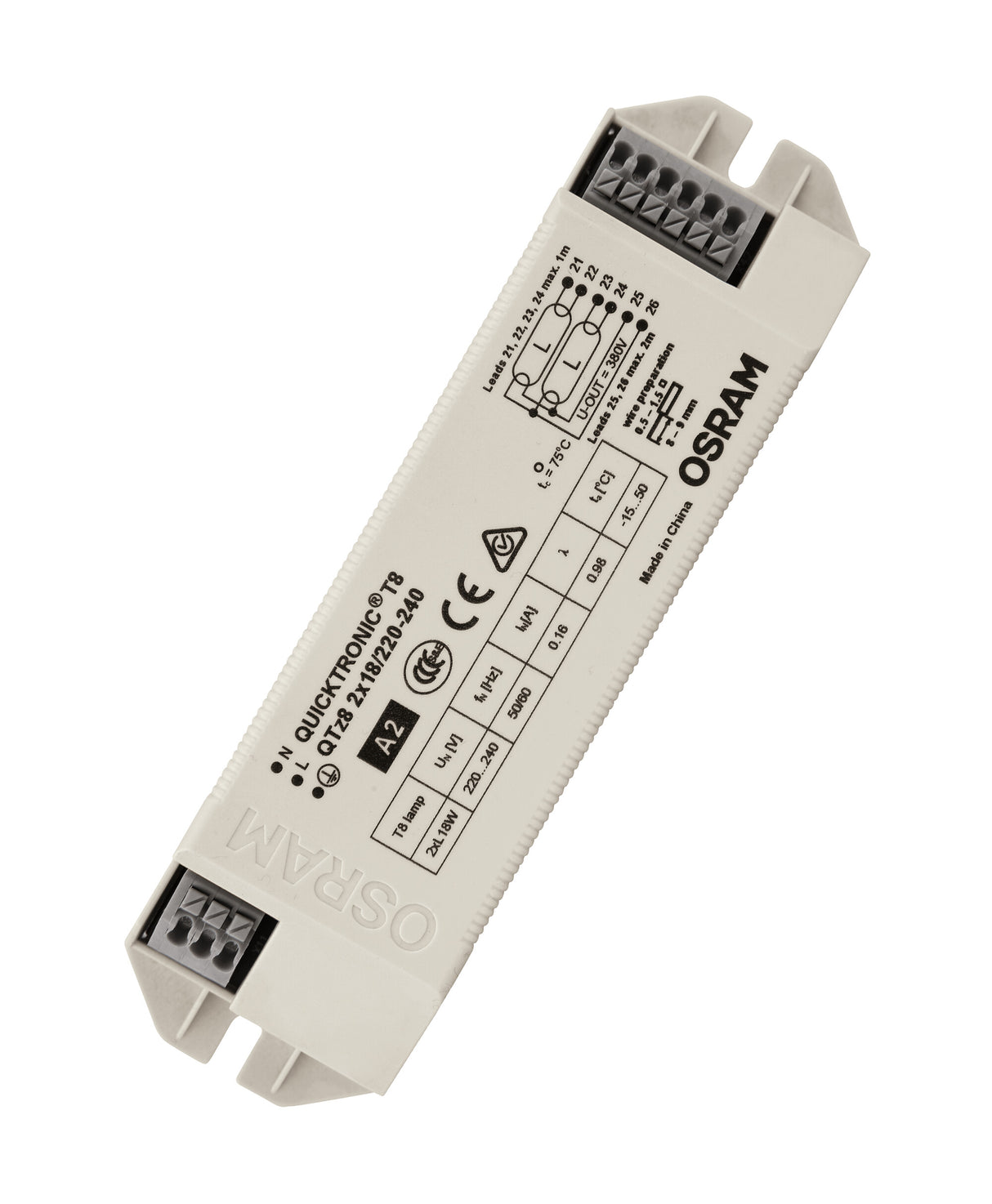 Ledvance/Osram QuickTronic QTP Z11 QTZ8 2X18/220-240