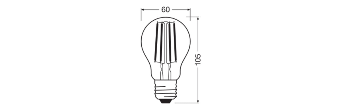 Ledvance/Osram Bombilla LED "Classic" E27 7W 806Lm 2700K 320º IP20