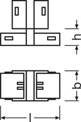 Ledvance Conectores Tiras LED PFM/VAL -CSD/P2/P Pack 2