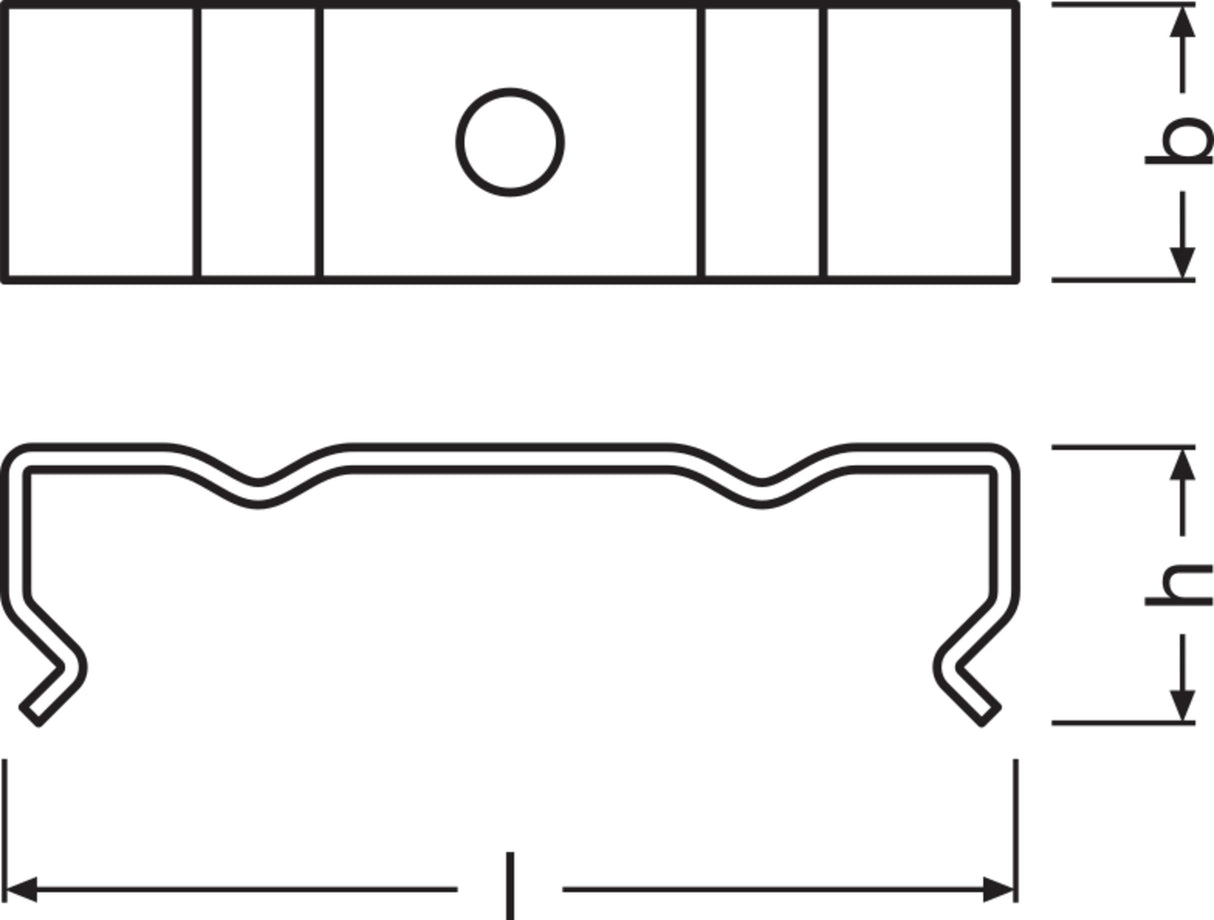 Ledvance Clip Perfíl Ancho Tiras LED -PW02/MB Pack 2