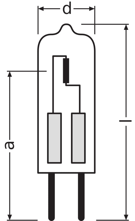 Ledvance/Osram Halógena Bajo Voltaje GY6,35 75W 1450Lm 3000K   Regulable