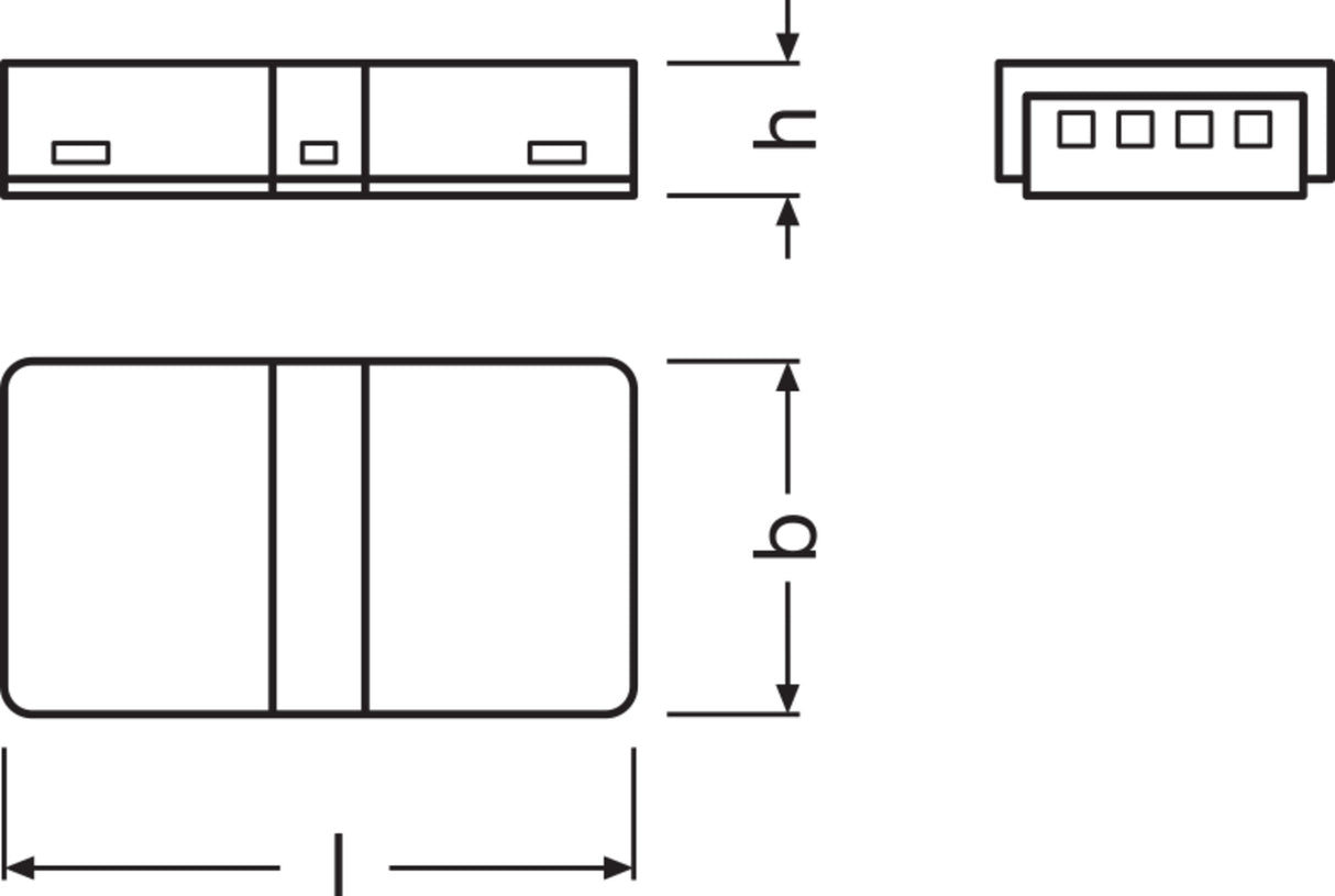 Ledvance Conectores Tiras LED RGBW -CSD/P5/P Pack 2