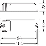 Ledvance/Osram  Transformador Halotronic HTN 75/230-240