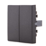 Tecla Partida PANASONIC NOVELLA para Interruptor/Conmutador Doble,  Color Fume (compatible Mecanismo KARRE)