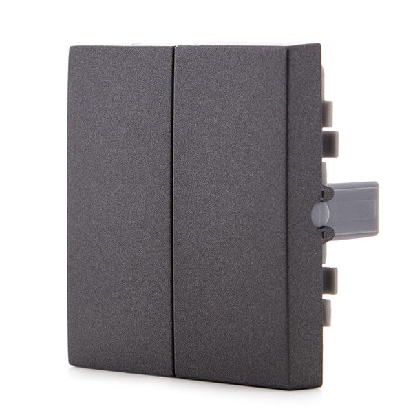 Tecla Partida PANASONIC NOVELLA para Interruptor/Conmutador Doble,  Color Fume (compatible Mecanismo KARRE)