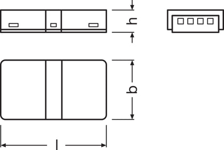 Ledvance Conectores Tiras LED TW -CSD/P3/P Pack 2