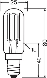 Ledvance/Osram Bombilla LED "Special" E14 4,2W 470Lm 2700K 300º IP20
