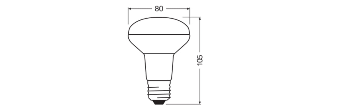 Ledvance/Osram Bombilla LED Spot E27 8,5W 670Lm 2700K 36º IP20