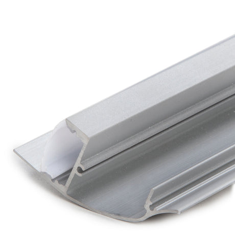 Perfíl Aluminio para Tira LED Instalación Paredes - Difusor Opal - Tira 2M