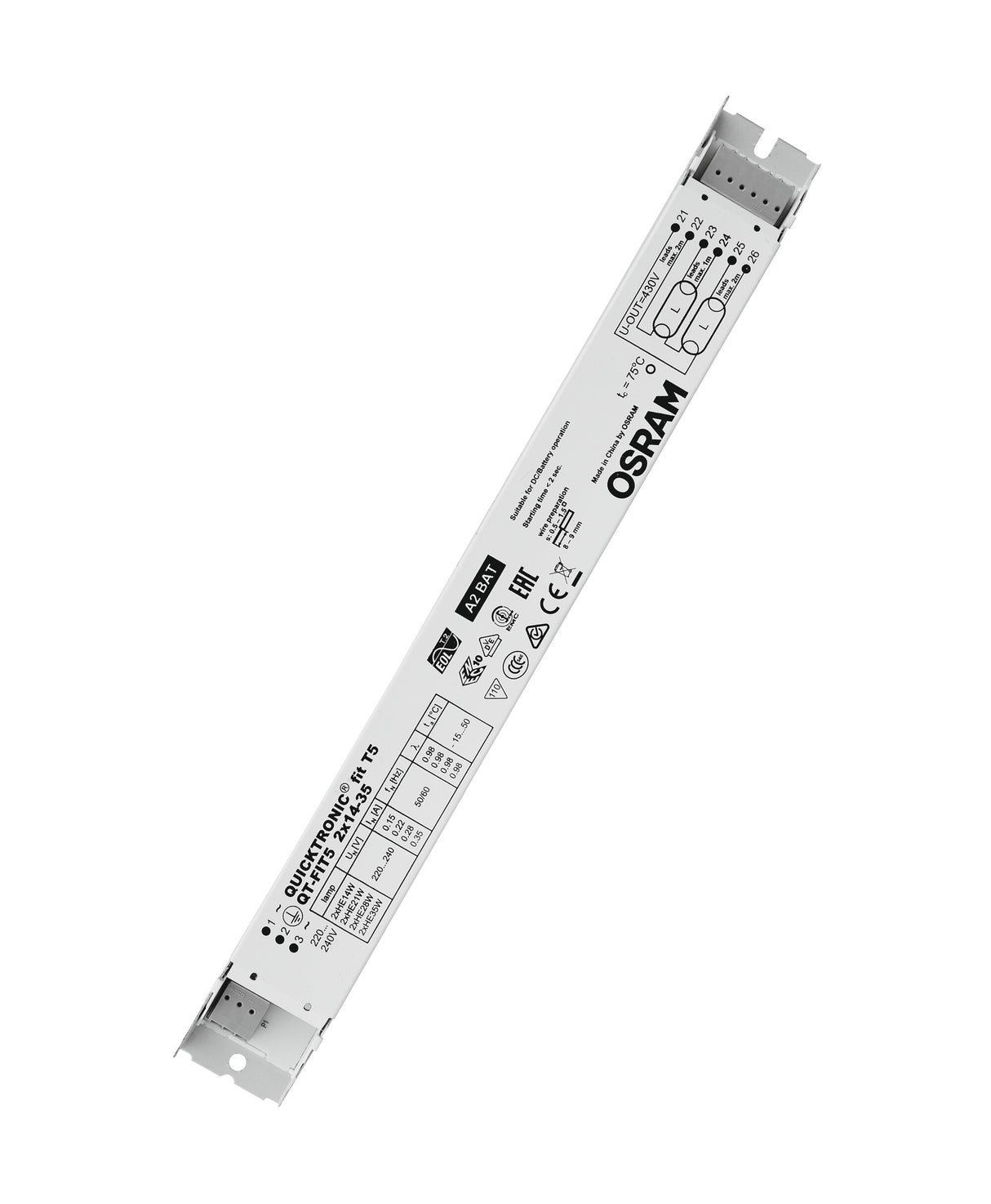 Ledvance/Osram QuickTronic QT FIT 5 QT-FIT5 2X14-35/220-240