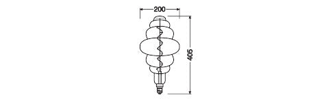 Ledvance/Osram Bombilla LED "Classic" E27 4,8W 360Lm 2200K 320º IP20 Regulable