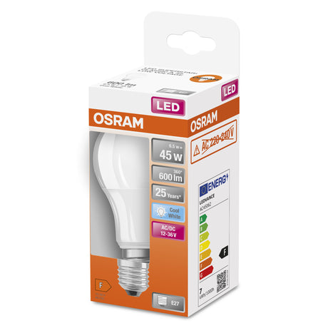 Ledvance/Osram Bombilla LED "Classic" E27 6,5W 600Lm 4000K 200º IP20