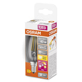 Ledvance/Osram Bombilla LED "Classic" E14 4W 470Lm 2200…2700K 300º IP20 Regulable