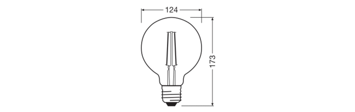 Ledvance/Osram Bombilla LED "Classic" E27 7W 806Lm 2200…2700K 320º IP20 Regulable