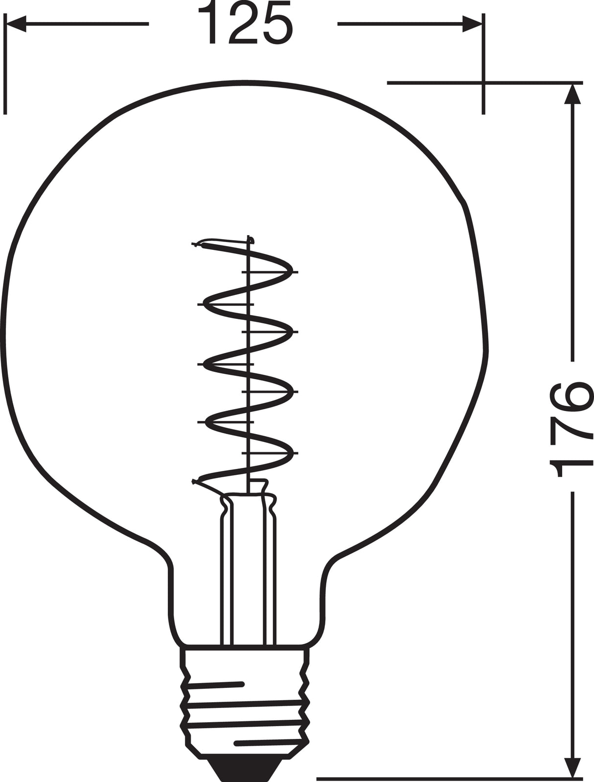 Ledvance/Osram Bombilla LED "Classic" E27 4,5W 180Lm 1600K 360º IP20 Regulable