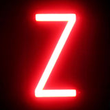 Letra LED Neon "Z"  Ancho 87mm Alto 161mm Fondo 38mm