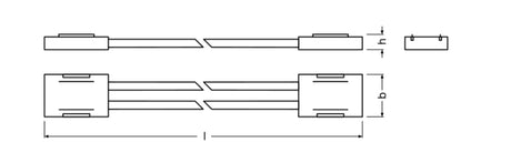 Ledvance Conectores Tiras LED COB Performance Class -CSW-P2-50-COB Pack 2